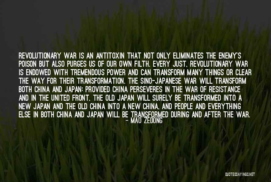 Antitoxin Quotes By Mao Zedong Antitoxin Quotes By Mao Zedong