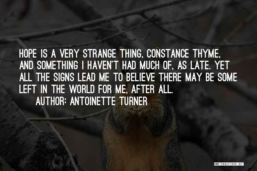 Antoinette Turner Quotes 544242