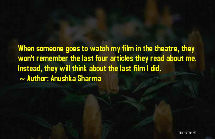 Anushka Quotes By Anushka Sharma