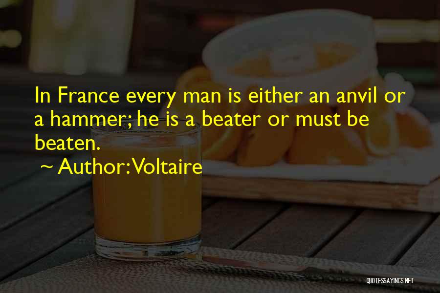 Anvils Quotes By Voltaire