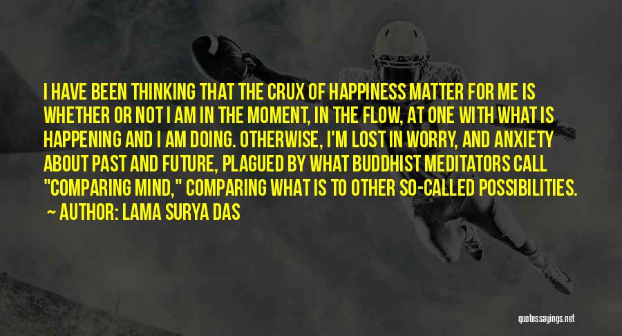 Anxiety About The Future Quotes By Lama Surya Das