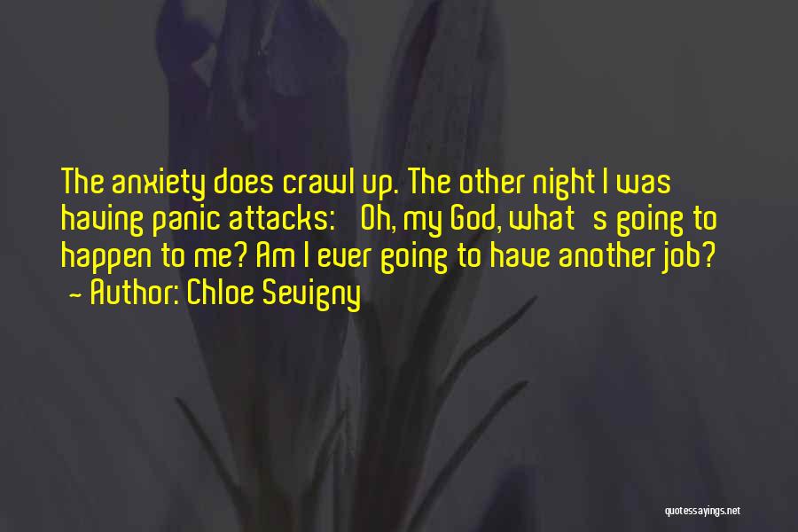 Anxiety And Panic Attacks Quotes By Chloe Sevigny