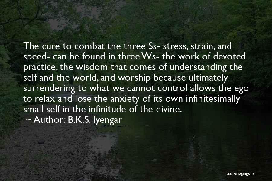 Anxiety And Stress Quotes By B.K.S. Iyengar