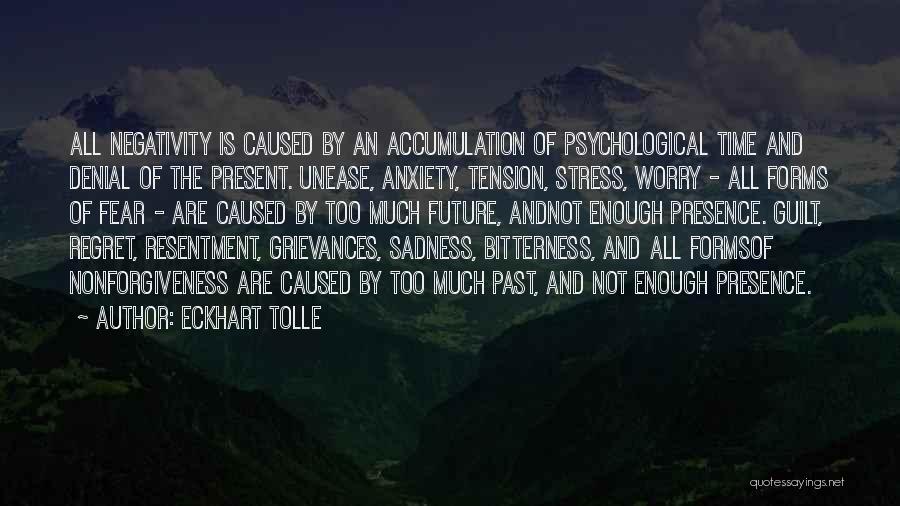 Anxiety And Stress Quotes By Eckhart Tolle