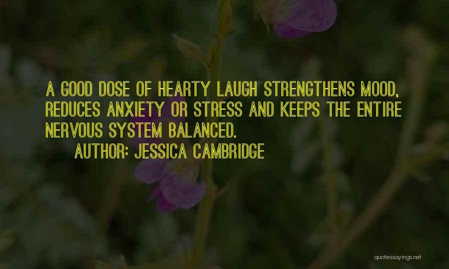 Anxiety And Stress Quotes By Jessica Cambridge
