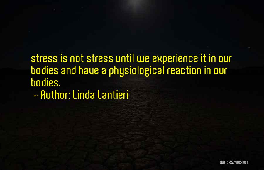 Anxiety And Stress Quotes By Linda Lantieri