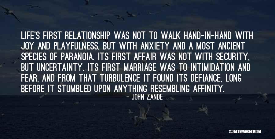 Anxiety Paranoia Quotes By John Zande Anxiety Paranoia Quotes By John Zande