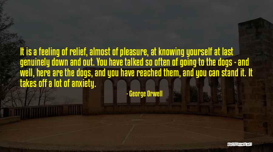 Anxiety Relief Quotes By George Orwell