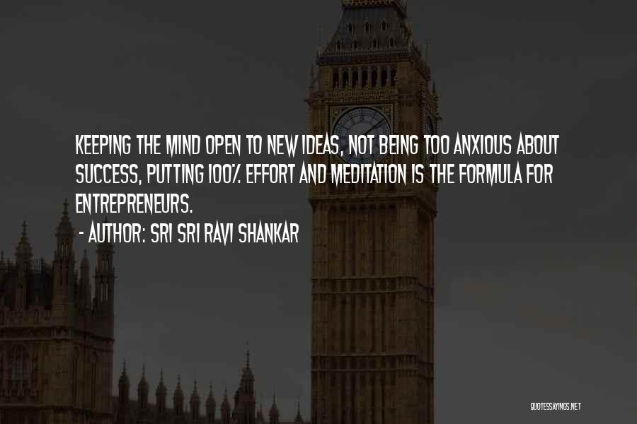 Anxious Mind Quotes By Sri Sri Ravi Shankar