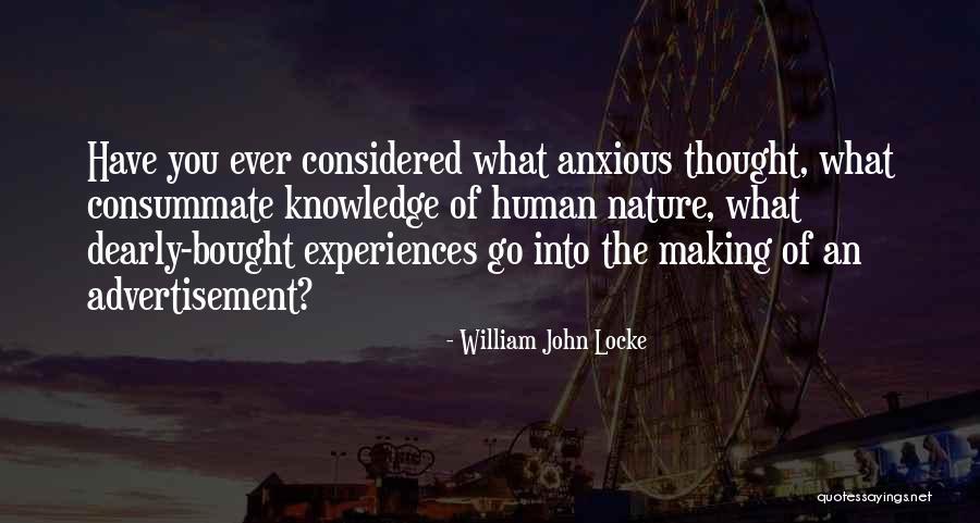 Anxious Thoughts Quotes By William John Locke Anxious Thoughts Quotes By William John Locke