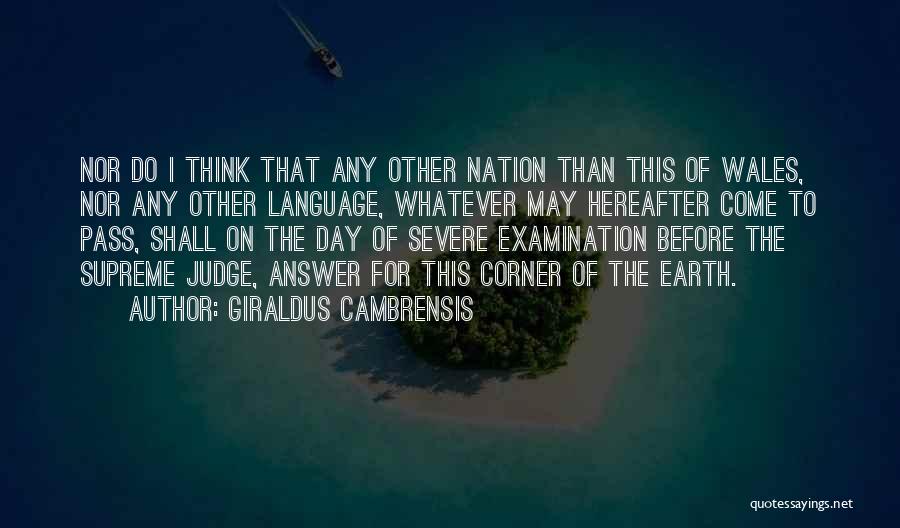 Any Day Quotes By Giraldus Cambrensis