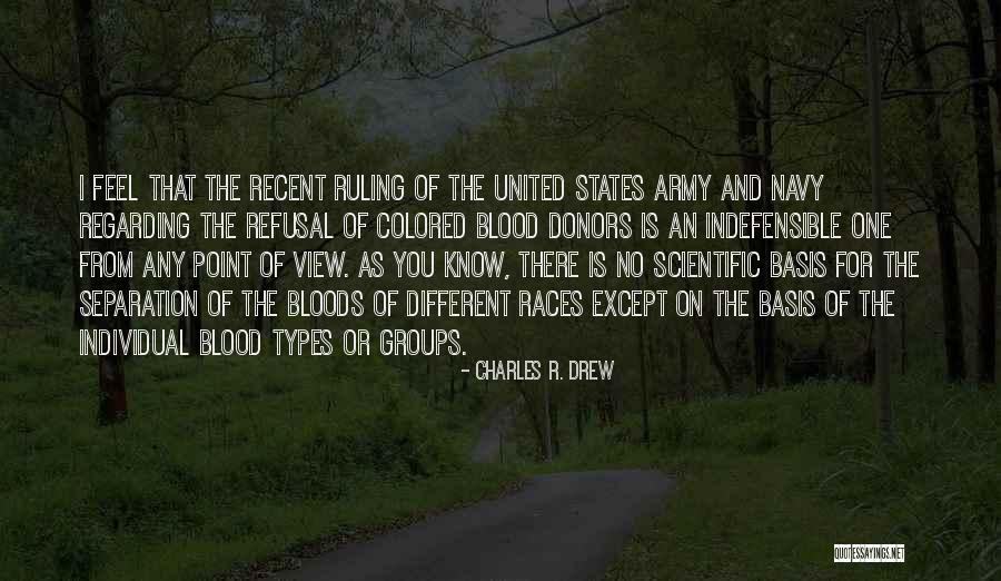 Any Point Quotes By Charles R. Drew