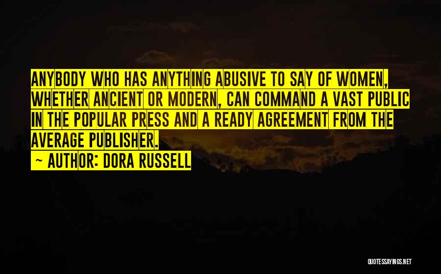 Anything But Average Quotes By Dora Russell