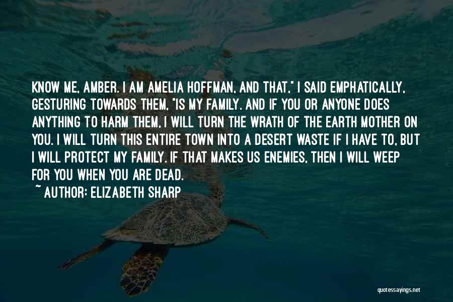 Anything For My Family Quotes By Elizabeth Sharp