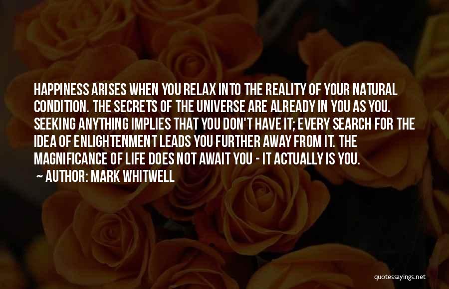 Anything For Your Happiness Quotes By Mark Whitwell
