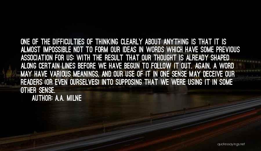 Anything Is Impossible Quotes By A.A. Milne