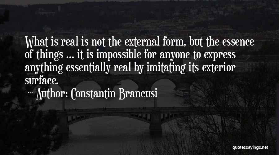 Anything Is Impossible Quotes By Constantin Brancusi