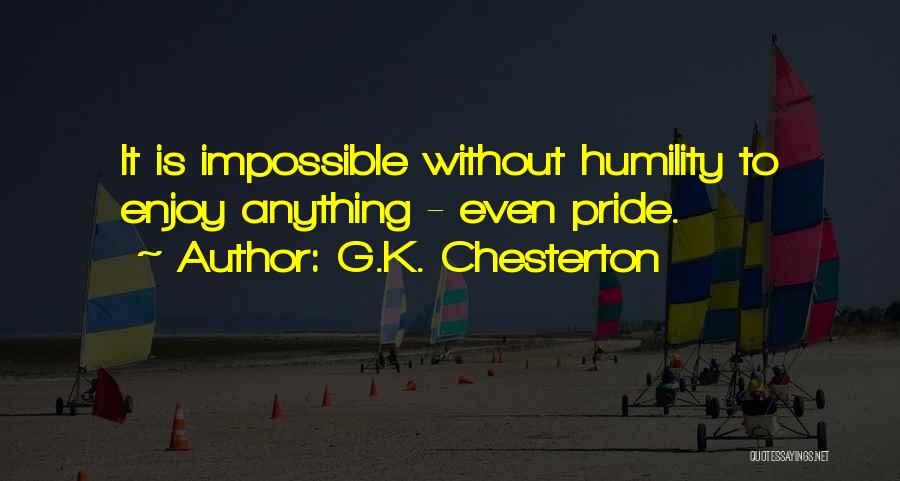 Anything Is Impossible Quotes By G.K. Chesterton