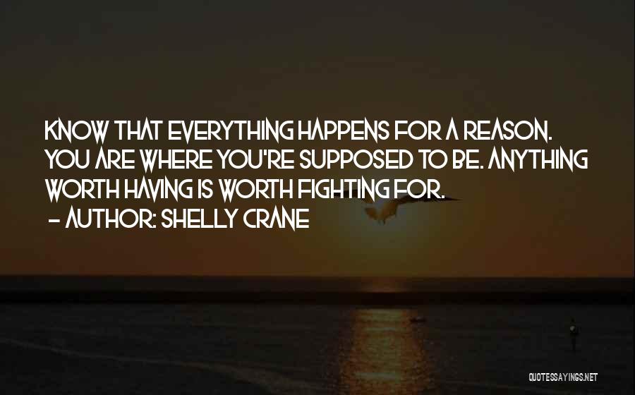 Anything Worth Having Is Worth Fighting For Quotes By Shelly Crane