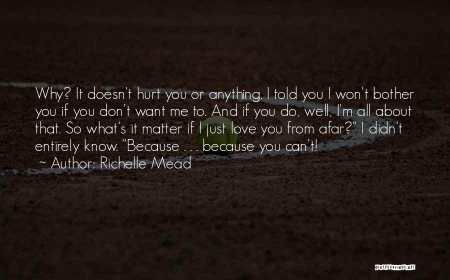 Anything You Can Do Quotes By Richelle Mead