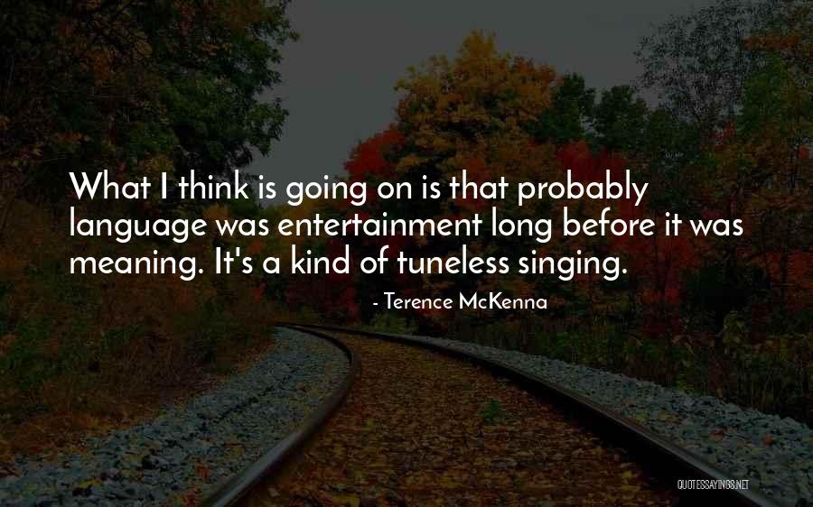 Anythng Quotes By Terence McKenna Anythng Quotes By Terence McKenna