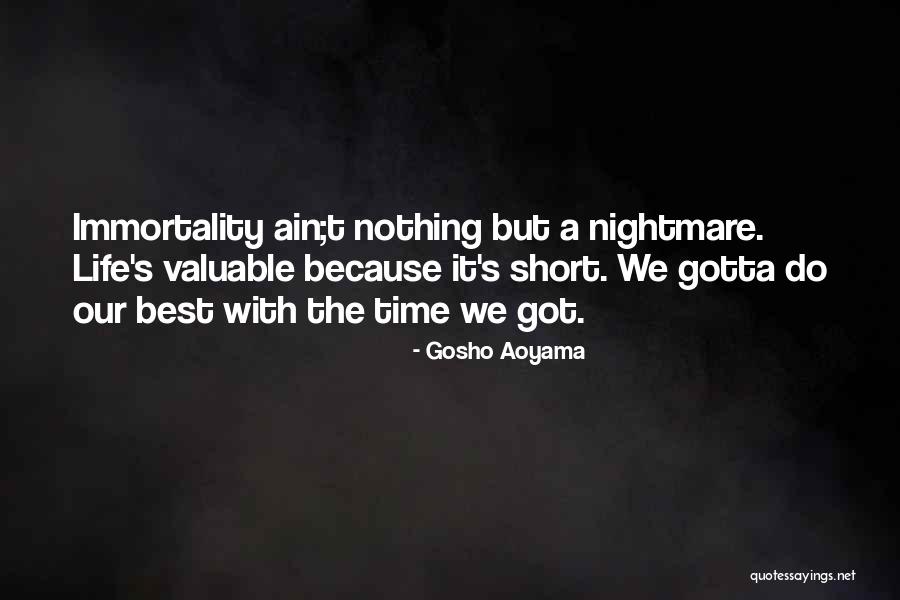 Aoyama Quotes By Gosho Aoyama Aoyama Quotes By Gosho Aoyama