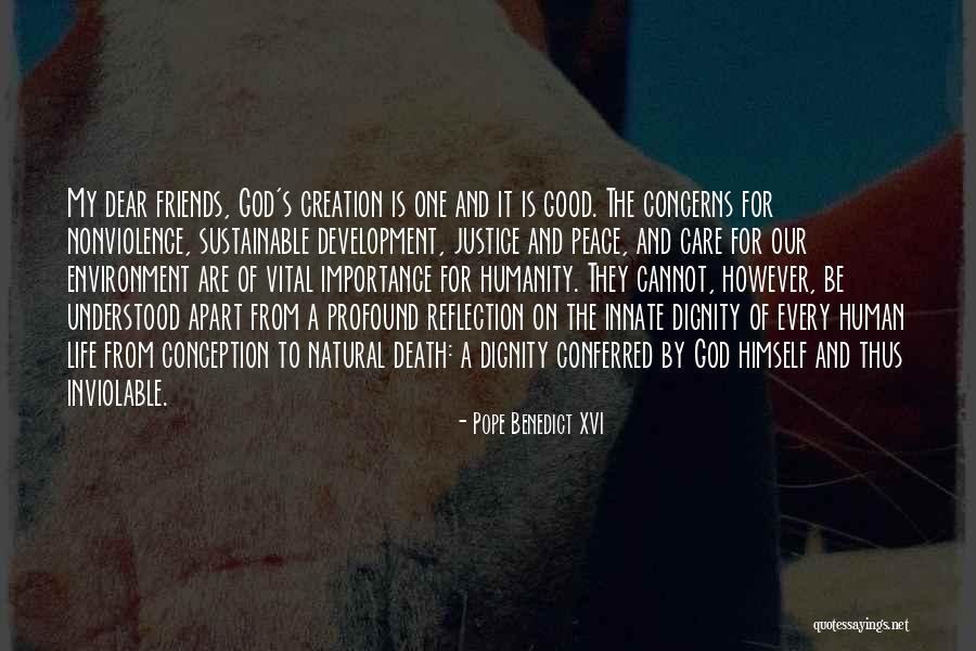 Apart Friends Quotes By Pope Benedict XVI Apart Friends Quotes By Pope Benedict XVI