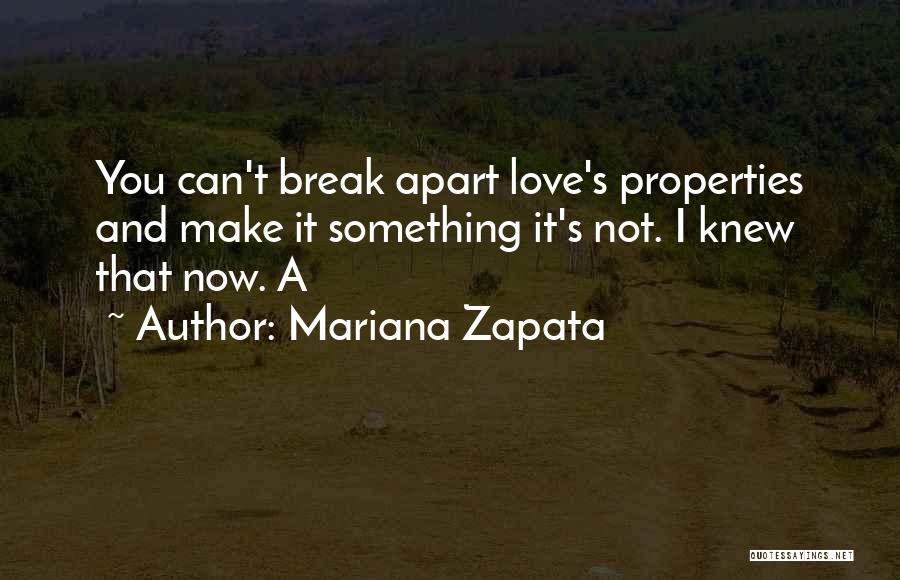 Apart Love Quotes By Mariana Zapata