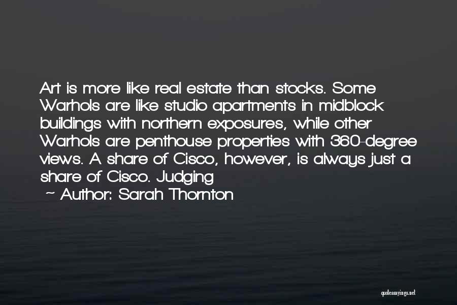 Apartments Quotes By Sarah Thornton