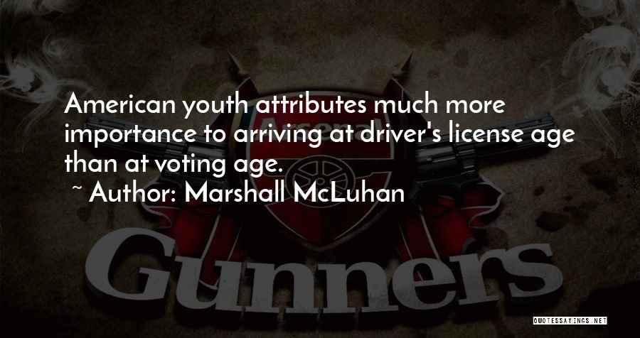 Apathy And Voting Quotes By Marshall McLuhan