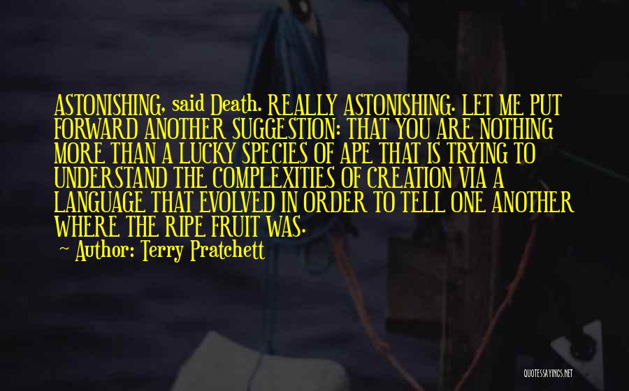 Ape Of Death Quotes By Terry Pratchett