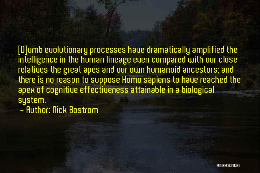 Apes Evolution Quotes By Nick Bostrom