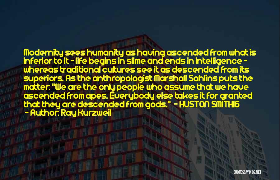 Apes Quotes By Ray Kurzweil
