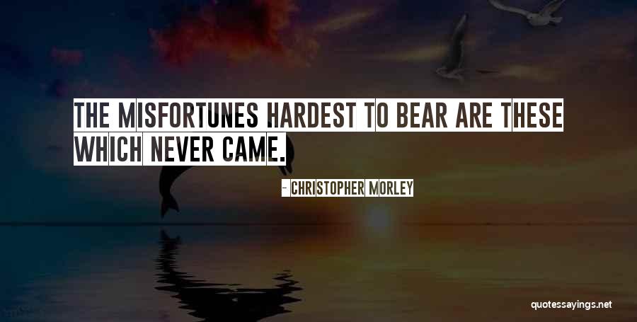 Apessa Quotes By Christopher Morley