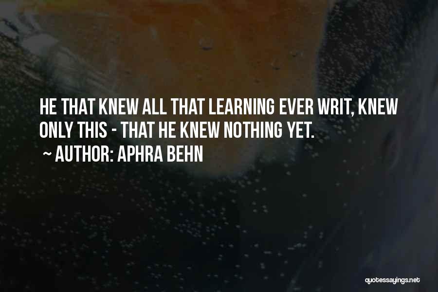 Aphra Behn Quotes 1225593