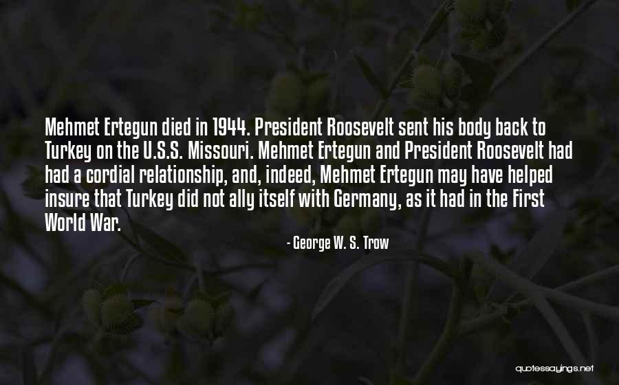 Apni Galti Manna Quotes By George W. S. Trow Apni Galti Manna Quotes By George W. S. Trow