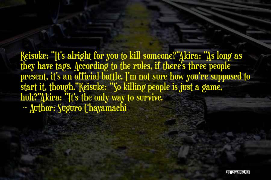 Apocalyptic Quotes By Suguro Chayamachi