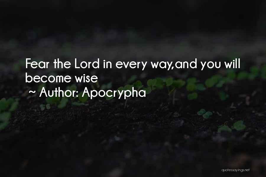 Apocrypha Quotes 326974