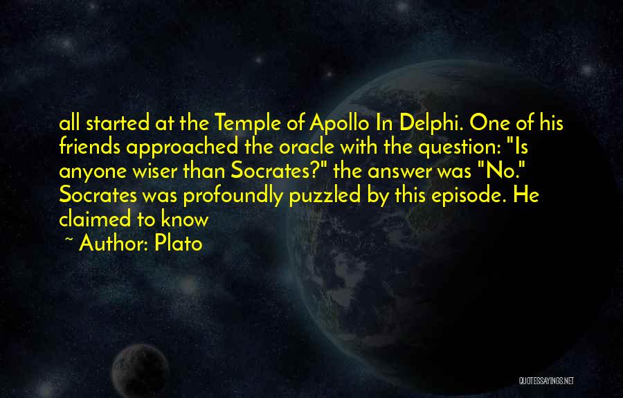 Apollo 1 Quotes By Plato