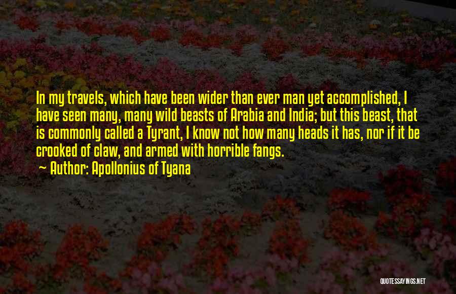 Apollonius Quotes By Apollonius Of Tyana