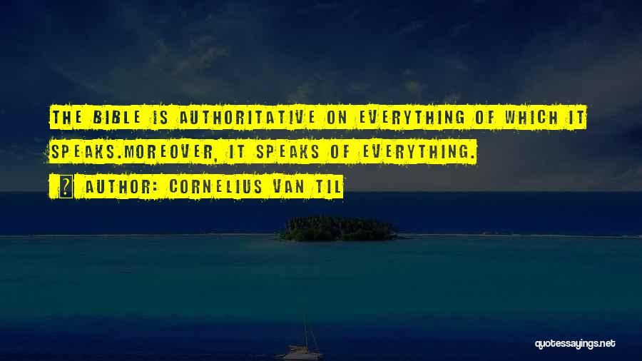 Apologetics Bible Quotes By Cornelius Van Til