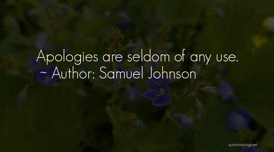 Apologies Quotes By Samuel Johnson
