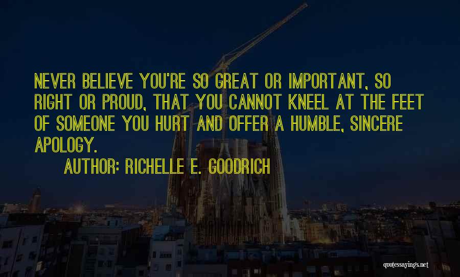 Apologize And Regret Quotes By Richelle E. Goodrich