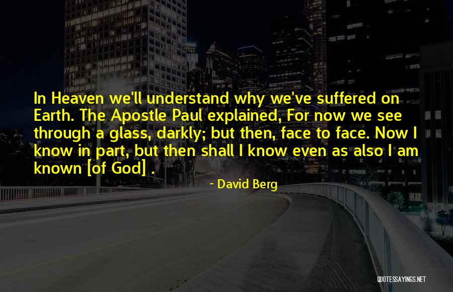 Apostle Paul Quotes By David Berg