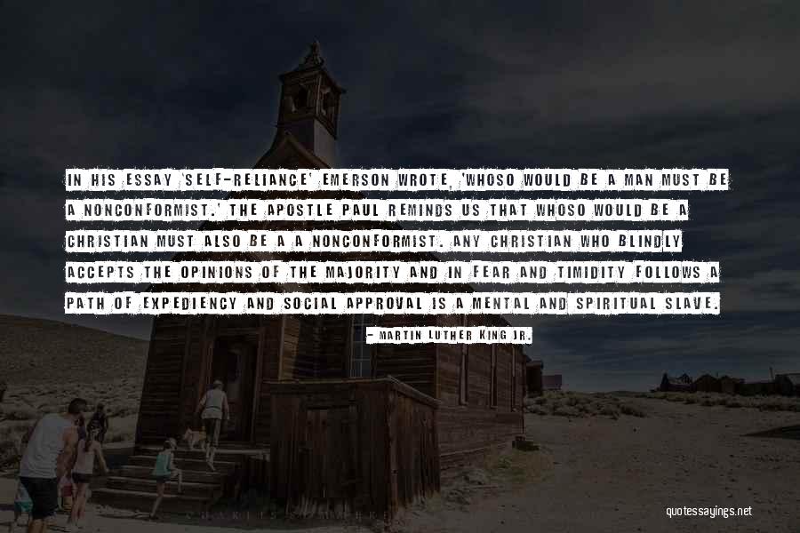 Apostle Paul Quotes By Martin Luther King Jr.