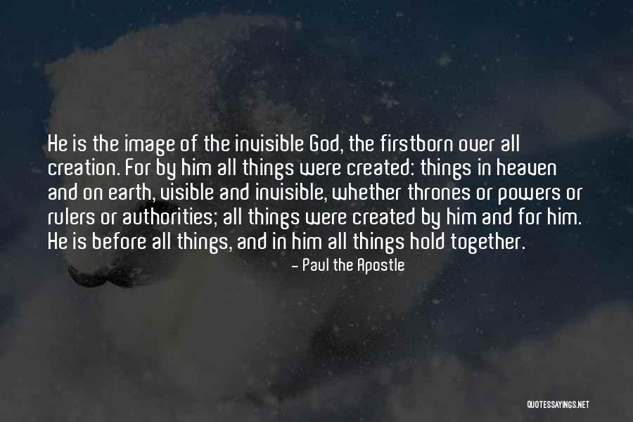 Apostle Paul Quotes By Paul The Apostle