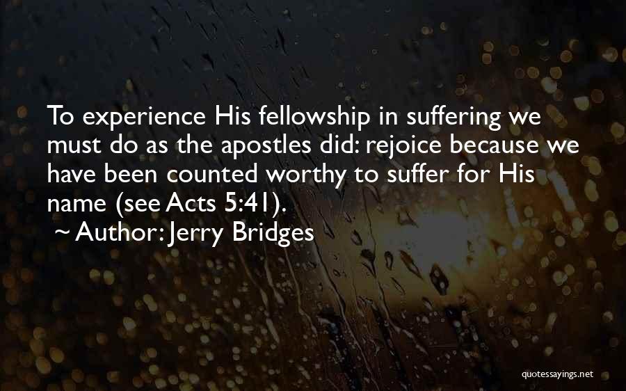 Apostles Quotes By Jerry Bridges