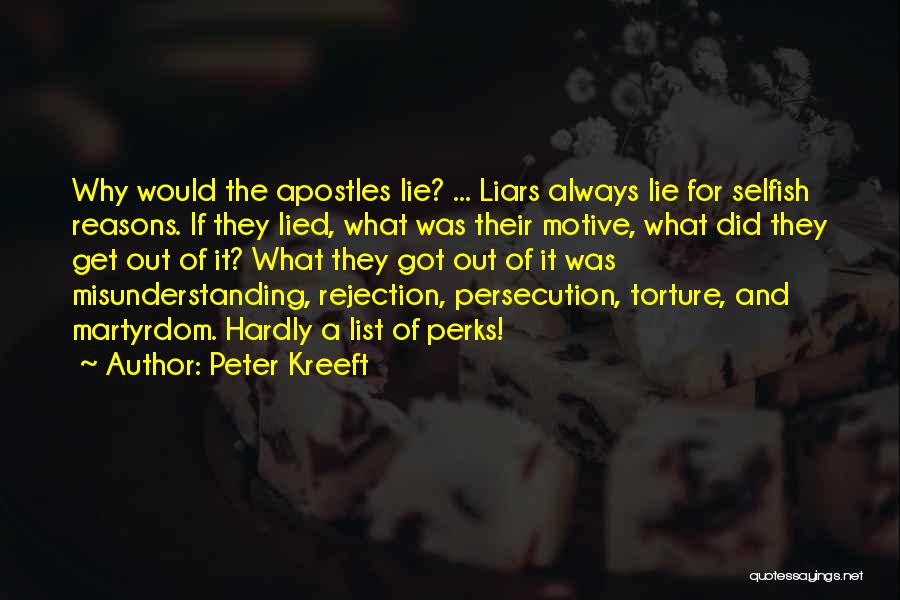 Apostles Quotes By Peter Kreeft