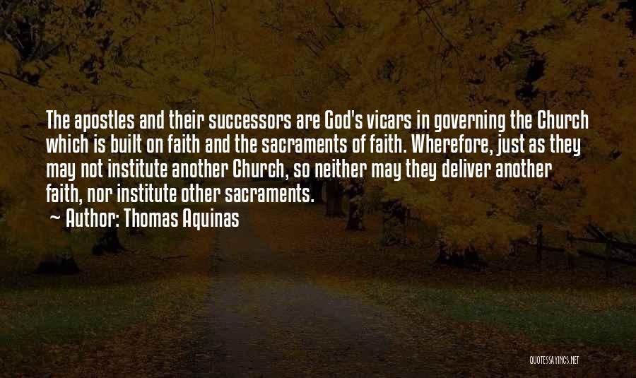 Apostles Quotes By Thomas Aquinas