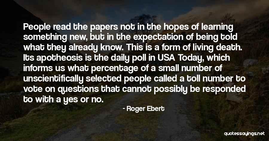 Apotheosis Quotes By Roger Ebert Apotheosis Quotes By Roger Ebert